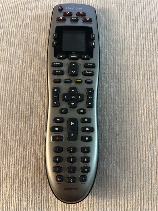 Logitech Other - Logitech 915-000159 Harmony 650 Universal Color Screen Remote Untested